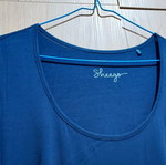Φόρεμα Sheego μπλε σκουρό, plus size, σαν καινούργιο, cotton