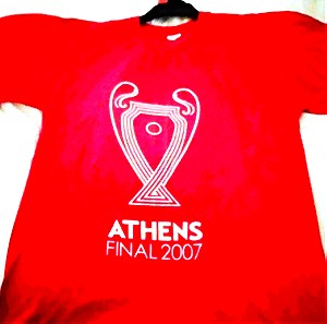 Μπλούζα Τελικού UEFA Champions League 2007 στην ΑΘΗΝΑ -ειδική συλλεκτική έκδοση