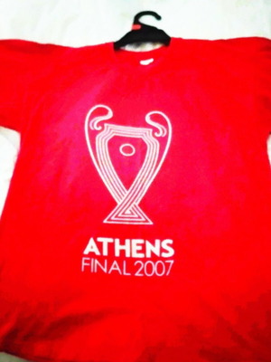 Μπλούζα Τελικού UEFA Champions League 2007 σαν καινούργια, ειδική συλλεκτική έκδοση