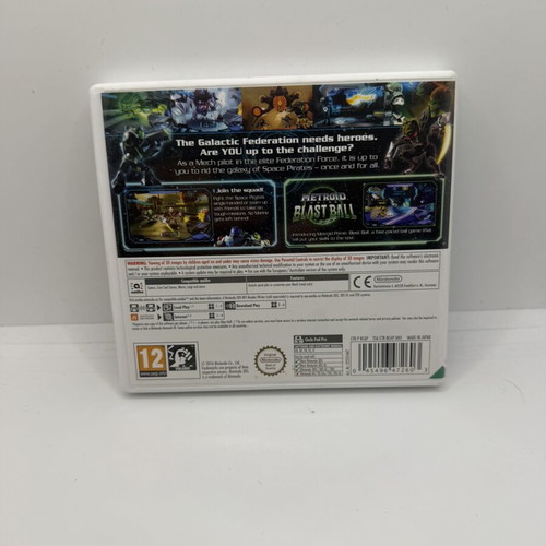 Metroid Prime Federation Force Nintendo 3DS game used
