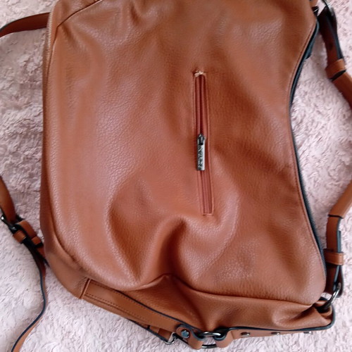 Verde shoulder bag used, brown