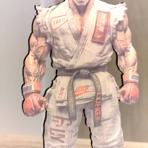 Street Fighter Ryu wooden standee custom streetwear design, new