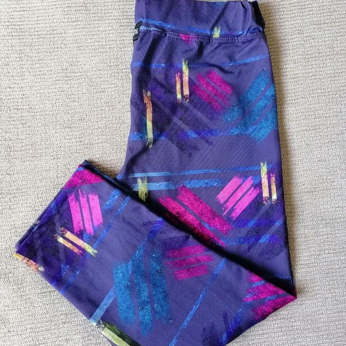 Body Move cycling leggings size L like new, blue