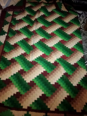 Vintage woven rug from the 60s like new, size 2.20x3.20
