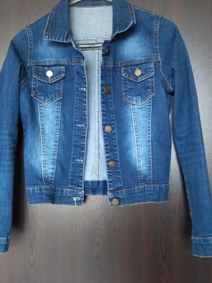 Women's denim jacket like new, size XXS, blue