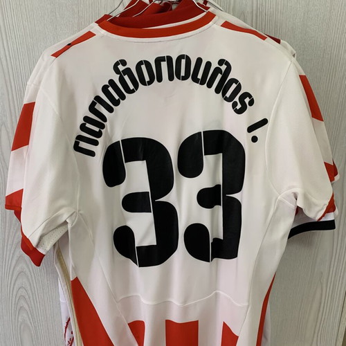 Olympiakos authentic football jerseys, medium and small sizes