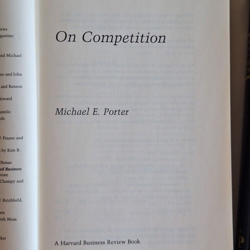 Michael Porter Business book set: Competitive Strategy & On Competition
