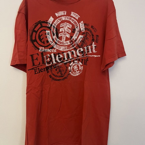 Element T-shirt used, size S, red