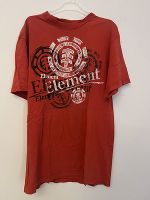 Element T-shirt used, size S, red