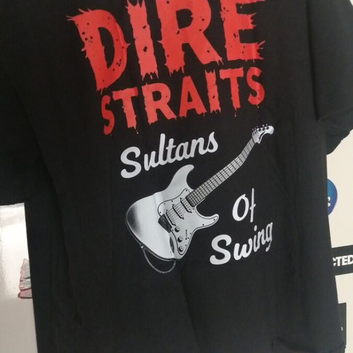 Dire Straits Sultans of Swing Unisex T-shirt 2XL new, cotton