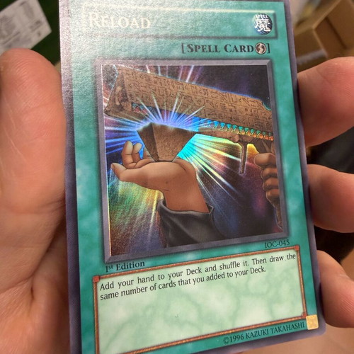Κάρτα Yu-Gi-Oh Reload gold 1 edition IOC-045 σαν καινούργιο