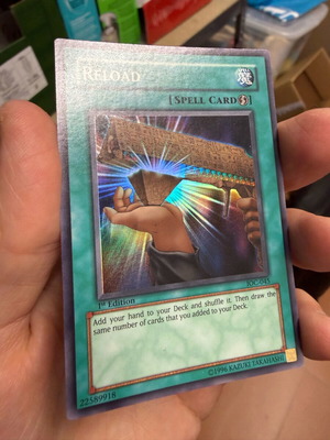 Κάρτα Yu-Gi-Oh Reload gold 1 edition IOC-045 σαν καινούργιο
