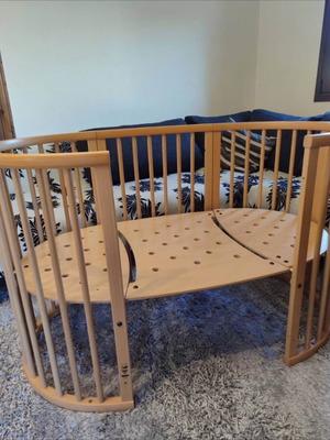 Stokke Sleepi βρεφικό κρεβάτι και λίκνο 2 σε 1 σαν καινούργιο με 2 στρώματα