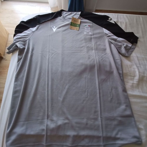 Macron Italy National Basketball Shirt new 3XL gray black