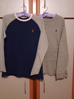 Σετ 2 μπλουζάκια μακό Ralph Lauren για αγόρι μεταχειρισμένα, μέγεθος 12-14