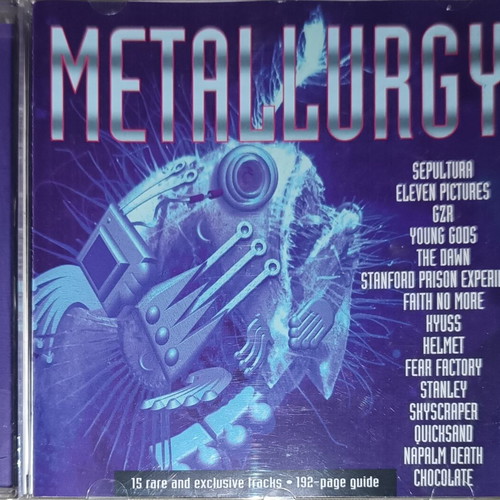 Metallurgy Metal CD used with rare exclusive tracks and booklet