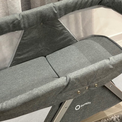 Lionelo Vera Folding Baby Cot used, gray