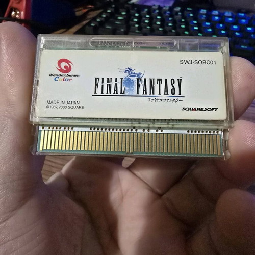 Final Fantasy Wonder Swan Color used game from Japan