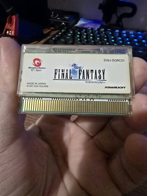 Final Fantasy Wonder Swan Color used game from Japan