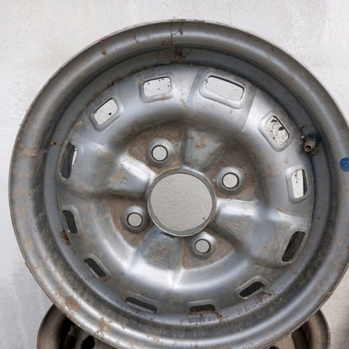 Car rims used, pack of 5, 13" steel