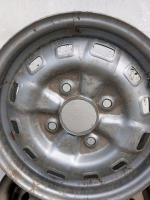 Car rims used, pack of 5, 13" steel
