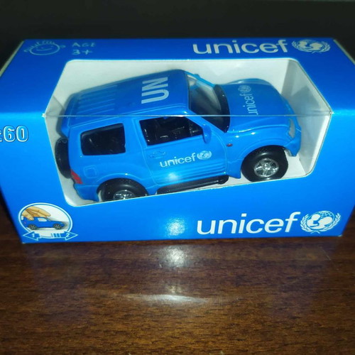 Mitsubishi Unicef miniature collectible 1:60 new