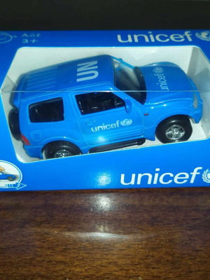 Mitsubishi Unicef miniature collectible 1:60 new
