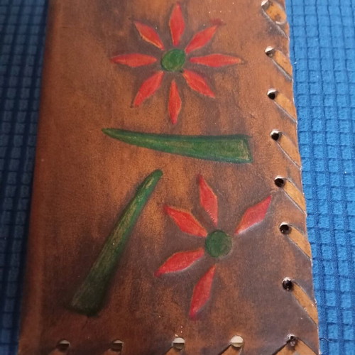 Vintage leather notebook like new