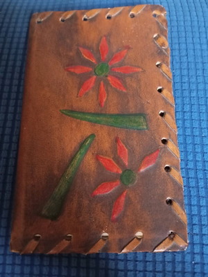 Vintage leather notebook like new