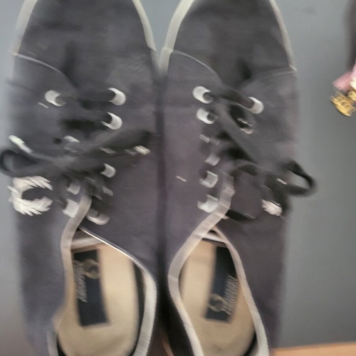 Fred Perry Canvas Sneakers black size 46 used