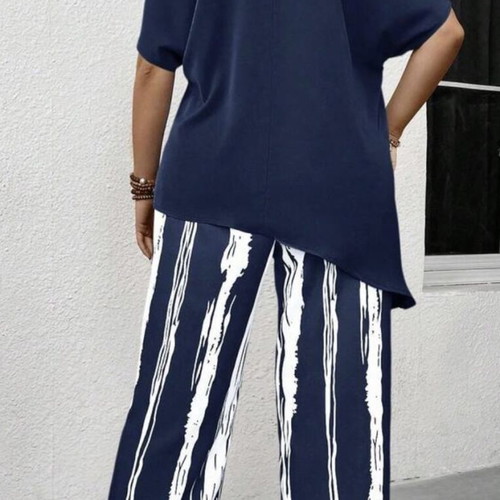 Navy Blue Women's Set Shein like new, plus size