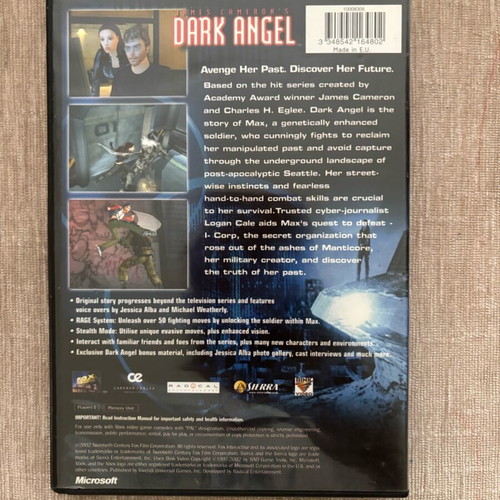 Dark Angel Xbox Original used, complete English version