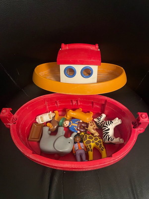 Playmobil μεταχειρισμένο σετ με φιγούρες και ζώα