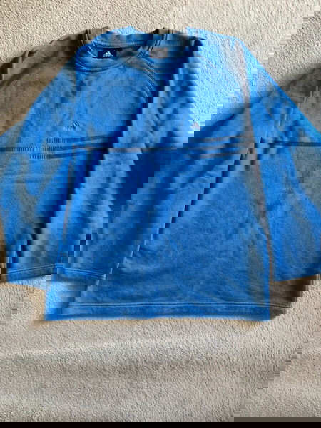 Adidas blue vintage sweatshirt