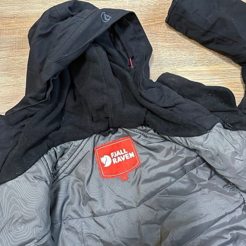Fjallraven Nuuk Hydratic G1000 parka used, size S, black