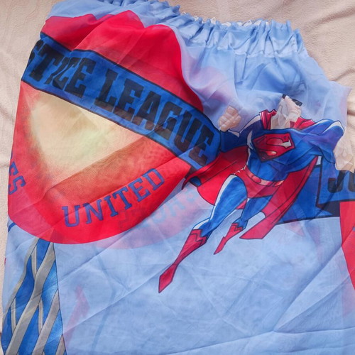 Justice League Heroes United curtain for boys' room like new 290×200
