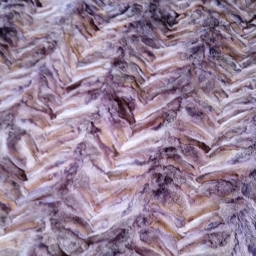 Fur rug made from fox paws, new, 300x220 cm
