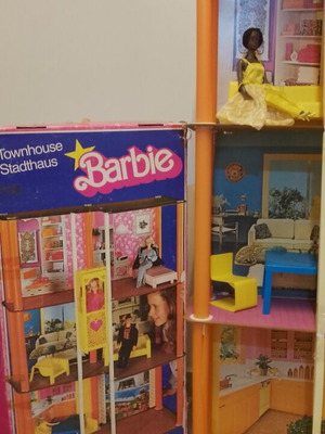 Barbie Home Vintage 1980 Used, Collectors' Dollhouse with Furniture