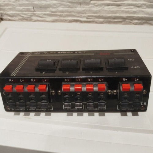 4-Way Speaker Switch Box like new, external