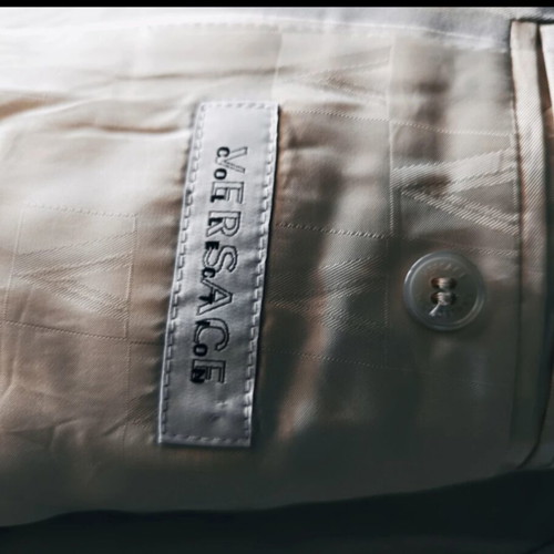 Versace original suit XL, light grey
