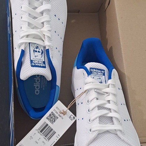 Adidas Originals Stan Smith Americana sneakers new size 39 white blue women's