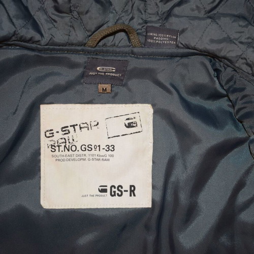 G-Star Raw Men's Hood Park Jacket Size M like new, green