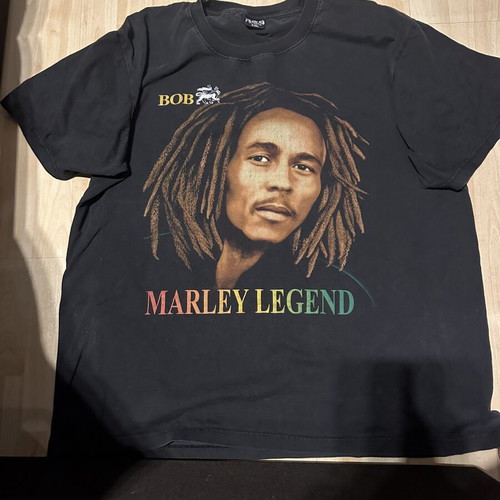 Vintage Bob Marley T-shirt size XXL, black