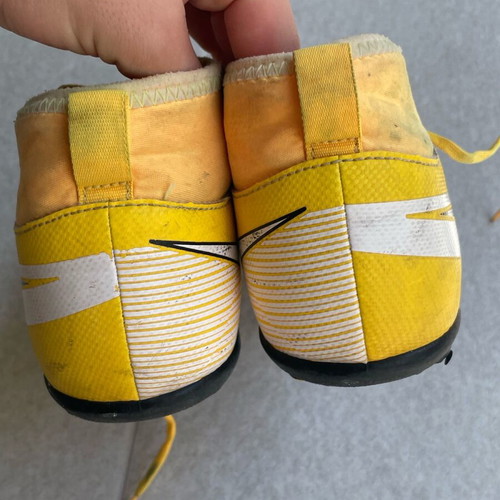 Nike football shoes used, size 37.5, yellow and black