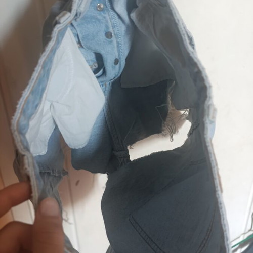 Zara denim shorts new, size 38, blue