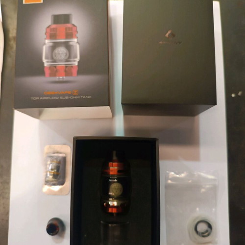 Geep Vape Zeus 5ml sub-ohm tank like new with spare parts and coil gift