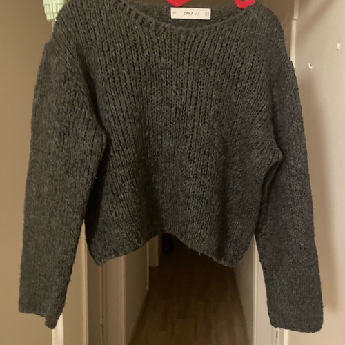 Zara sweater dark grey size s used
