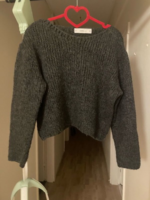 Zara sweater dark grey size s used