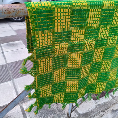 Υφαντό πράσινο σαν καινούργιο 225x95