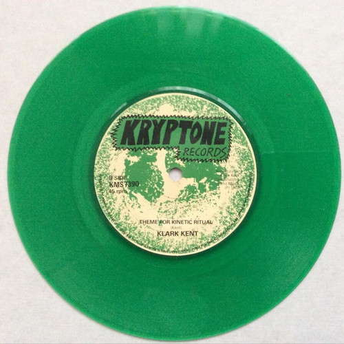 Klark Kent Too Kool To Kalypso 45 RPM green vinyl record like new